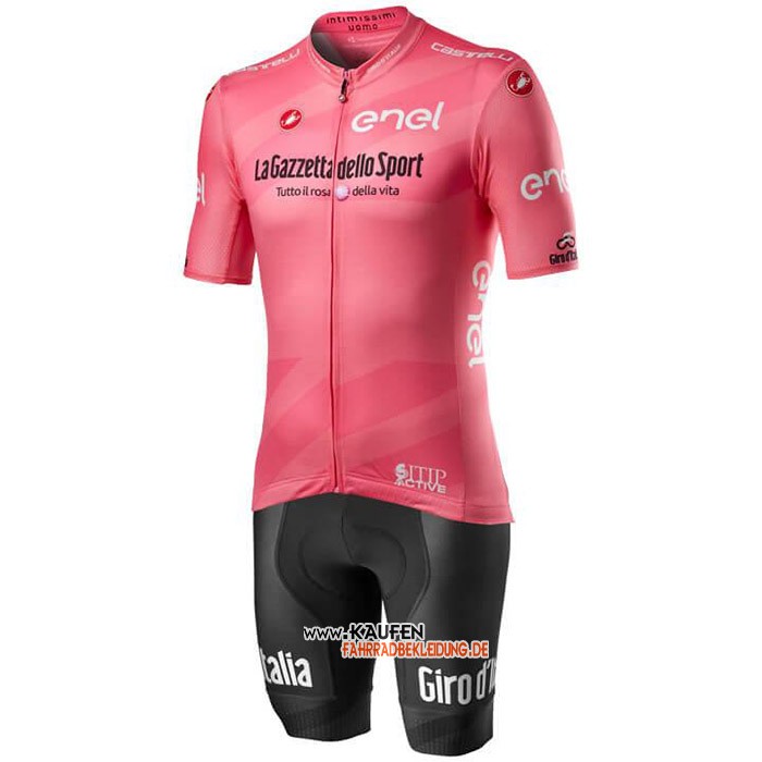 Giro d'Italia Kurzarmtrikot 2020 und Kurze Tragerhose Rosa